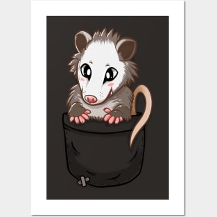 Pocket Cute Opossum Posters and Art